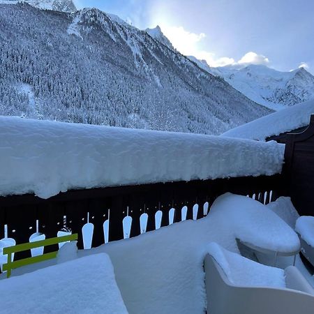 Mont Blanc View Apt In The Heart Of Chamonix Eksteriør bilde