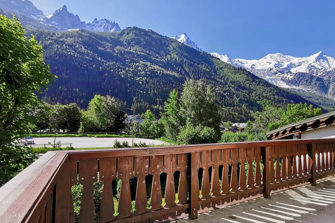 Mont Blanc View Apt In The Heart Of Chamonix Eksteriør bilde